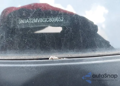 2016 Nissan Rogue Sl from USA, damaged, VIN 5N1AT2MV8GC809652